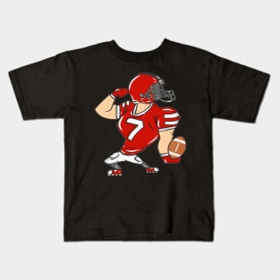 Rugby American Football Sport USA Gridiron Football Gift Kids T-Shirt